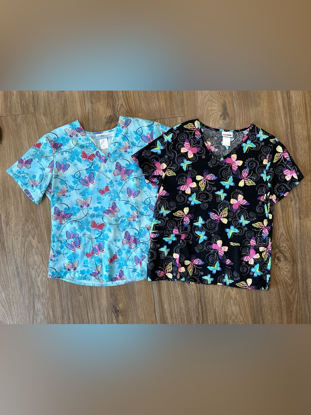 Butterfly Scrub Tops